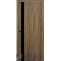 Дверь межкомнатная DL 04 Contur Deluxe дуб форест черный лак