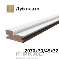 Коробка дверная компланар Contur Deluxe 2070 дуб плато