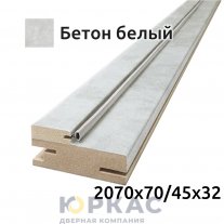 Коробка дверная телескопическая Contur Deluxe 2070 бетон белый