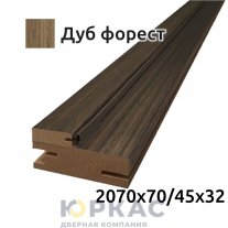 Коробка дверная телескопическая Contur Deluxe 2070 дуб форест
