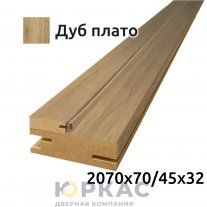 Коробка дверная телескопическая Contur Deluxe 2070 дуб плато