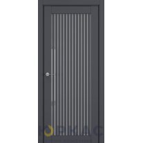 Дверь межкомнатная S23 ДО Pure White Матовый графит