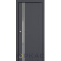 Дверь межкомнатная S26 ДО Matelac серый Матовый графит