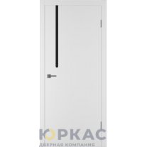 Дверь межкомнатная Integra 61 ДО Black gloss Белая эмаль