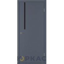 Дверь межкомнатная Integra 61 ДО Black gloss Графит эмаль