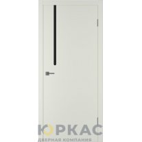 Дверь межкомнатная Integra 61 ДО Black gloss Магнолия эмаль