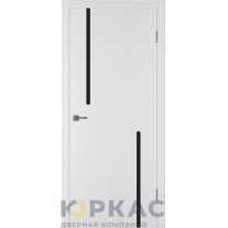 Дверь межкомнатная Integra 62 ДО Black gloss Белая эмаль