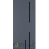 Дверь межкомнатная Integra 63 ДО Black gloss Графит эмаль
