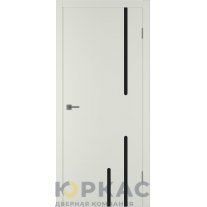 Дверь межкомнатная Integra 63 ДО Black gloss Магнолия эмаль