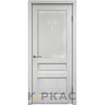 Дверь межкомнатная Массив сосны Модель №5 ДО Белая эмаль