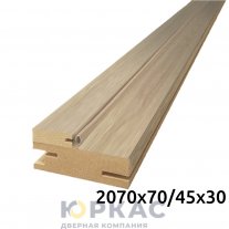 Коробка дверная телескопическая Contur Deluxe NEW 2070 дуб вайт