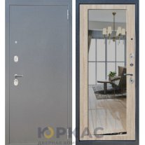 Дверь входная МеталЮр 2К М29 зеркало Дуб сонома светлый