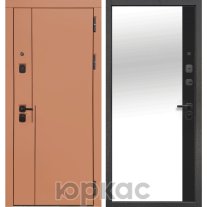 Дверь входная Арго 3К90 (Санд Красная Глина, ZB 999-2 Черный кварц)