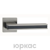 Ручка дверная Паоло A44 квадрат MSB/Black ArniLux