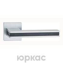 Ручка дверная Паоло A44 квадрат MSC/Black ArniLux