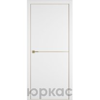 Дверь межкомнатная Witon 1 White Gold Edge Молдинг Золотой