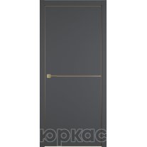Дверь межкомнатная Witon 1 Grey Gold Edge Молдинг Золотой