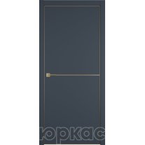 Дверь межкомнатная Witon 1 Navy Gold Edge Молдинг Золотой