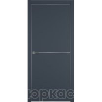 Дверь межкомнатная Witon 1 Navy Silver Edge Молдинг Серебро