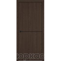 Дверь межкомнатная Witon 1 Орех брандо Black Edge Молдинг Черный