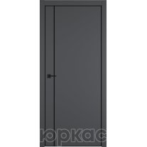 Дверь межкомнатная Witon 1 VM Grey Black Edge Молдинг Черный