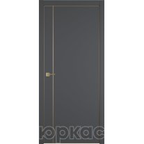 Дверь межкомнатная Witon 1 VM Grey Gold Edge Молдинг Золотой