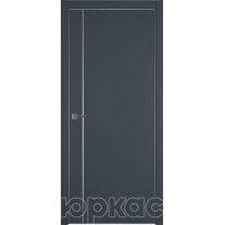 Дверь межкомнатная Witon 1 VM Navy Silver Edge Молдинг Серебро