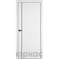 Дверь межкомнатная Witon 1 VM White Black Edge Молдинг Черный