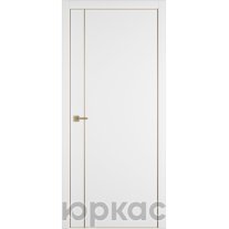 Дверь межкомнатная Witon 1 VM White Gold Edge Молдинг Золотой