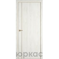 Дверь межкомнатная Witon 1 VM Орех молочный Gold Edge Молдинг Золотой