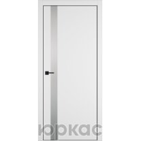 Дверь межкомнатная Witon 1 VS White Black Edge Сатинат