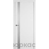 Дверь межкомнатная Witon 1 VS White Silver Edge Сатинат