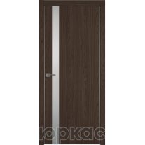 Дверь межкомнатная Witon 1 VS Орех брандо Silver Edge Сатинат