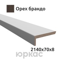 Наличник телескопический Witon 2140x70 Орех брандо
