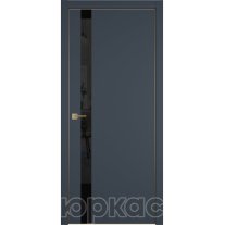 Дверь межкомнатная Witon 1 VS Navy Gold Edge Черный лак