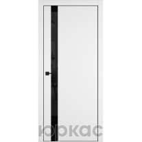 Дверь межкомнатная Witon 1 VS White Black Edge Черный лак