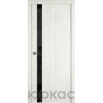 Дверь межкомнатная Witon 1 VS Орех молочный Silver Edge Черный лак