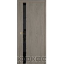Дверь межкомнатная Witon 1 VS Орех шерман Gold Edge Черный лак