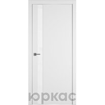 Дверь межкомнатная Witon 1 VS White Silver Edge Белый лак