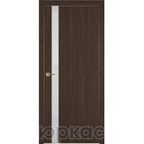 Дверь межкомнатная Witon 1 VS Орех брандо Gold Edge Белый лак