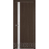 Дверь межкомнатная Witon 1 VS Орех брандо Silver Edge Белый лак