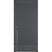 Дверь межкомнатная Witon 11 Grey Silver Edge Молдинг Серебро
