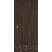 Дверь межкомнатная Witon 11 Орех брандо Gold Edge Молдинг Золото
