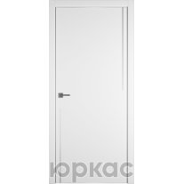 Дверь межкомнатная Witon 12 White Silver Edge Молдинг Серебро