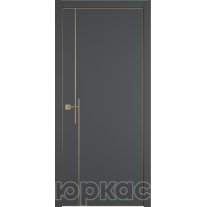 Дверь межкомнатная Witon 12A Grey Gold Edge Молдинг Золото
