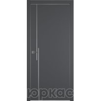 Дверь межкомнатная Witon 12A Grey Silver Edge Молдинг Серебро