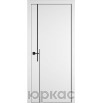 Дверь межкомнатная Witon 12A White Black Edge Молдинг Черный